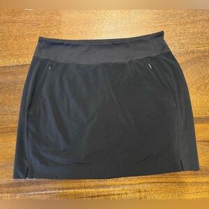 Athleta SoHo Black Classic Breathable Lightweight Athletic Mini Skort Women’s 8